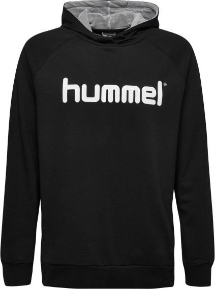 HUMMEL HMLGO KIDS COTTON LOGO HOODIE BLACK